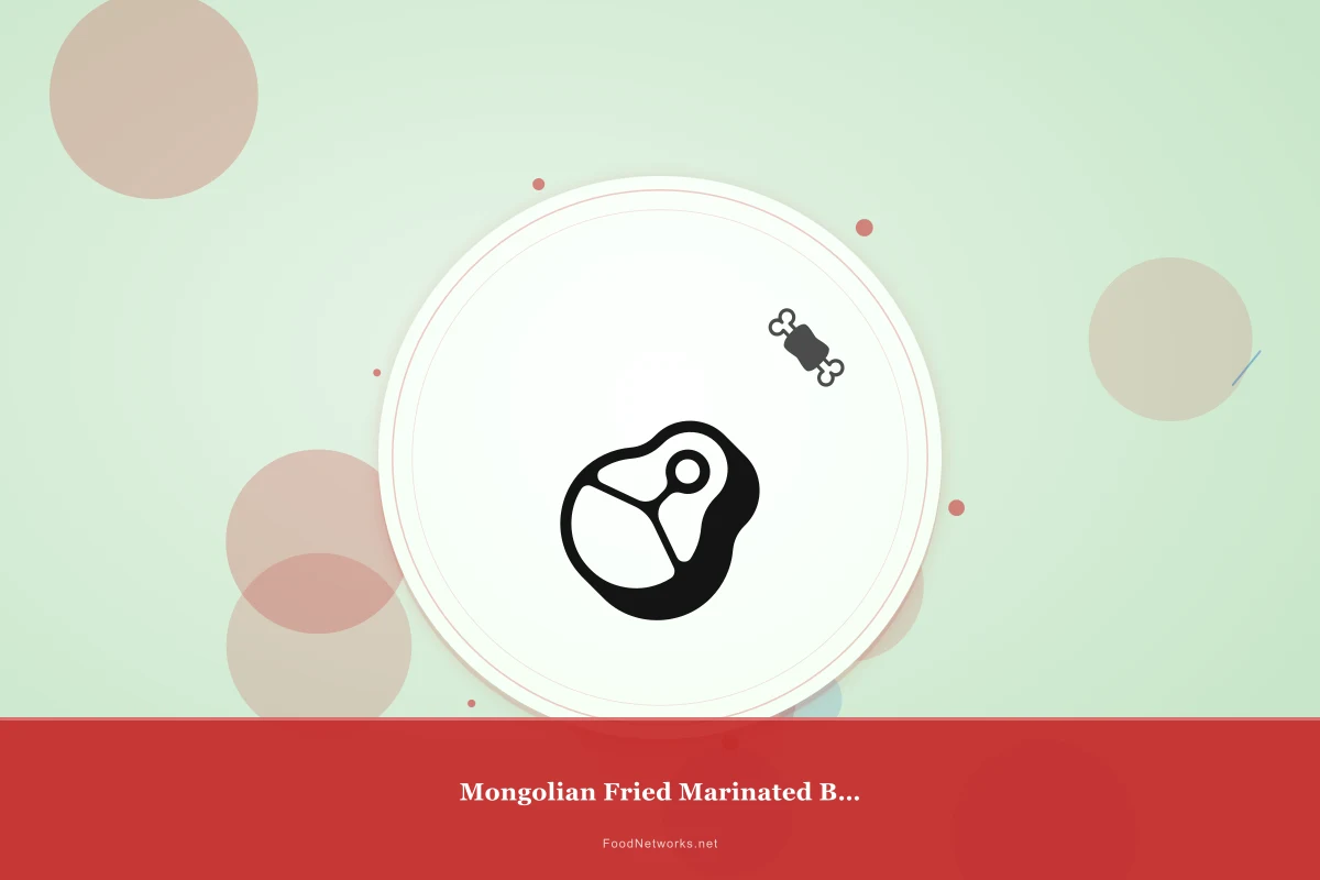Why This Mongolian Fried Marinated Beef Recipe Works