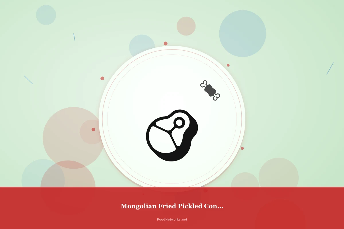 Why This Mongolian Fried Pickled Condiment Recipe Works