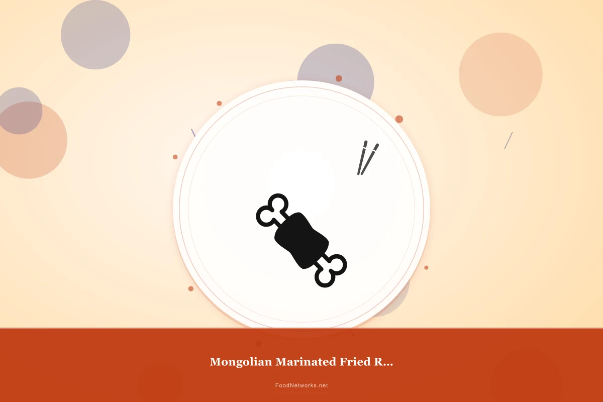 Why This Mongolian Marinated Fried Rice Recipe Works