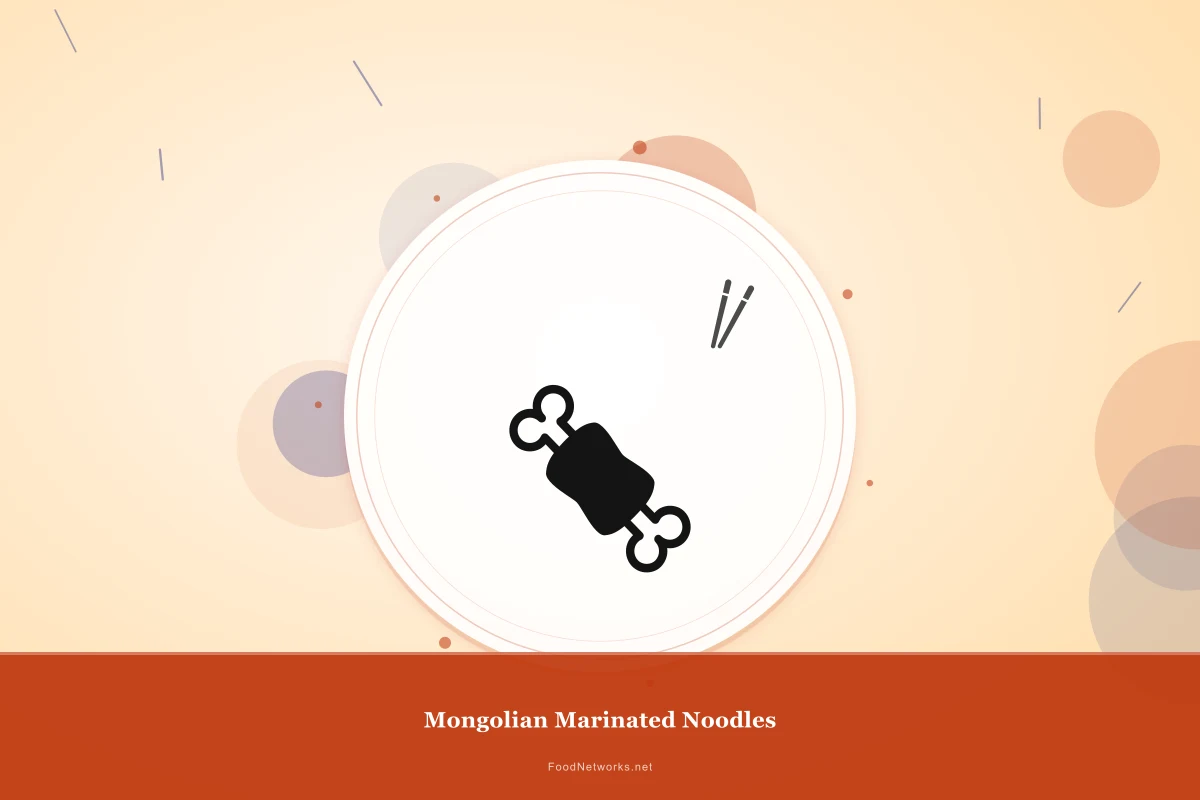 Why This Mongolian Marinated Noodles Recipe Works