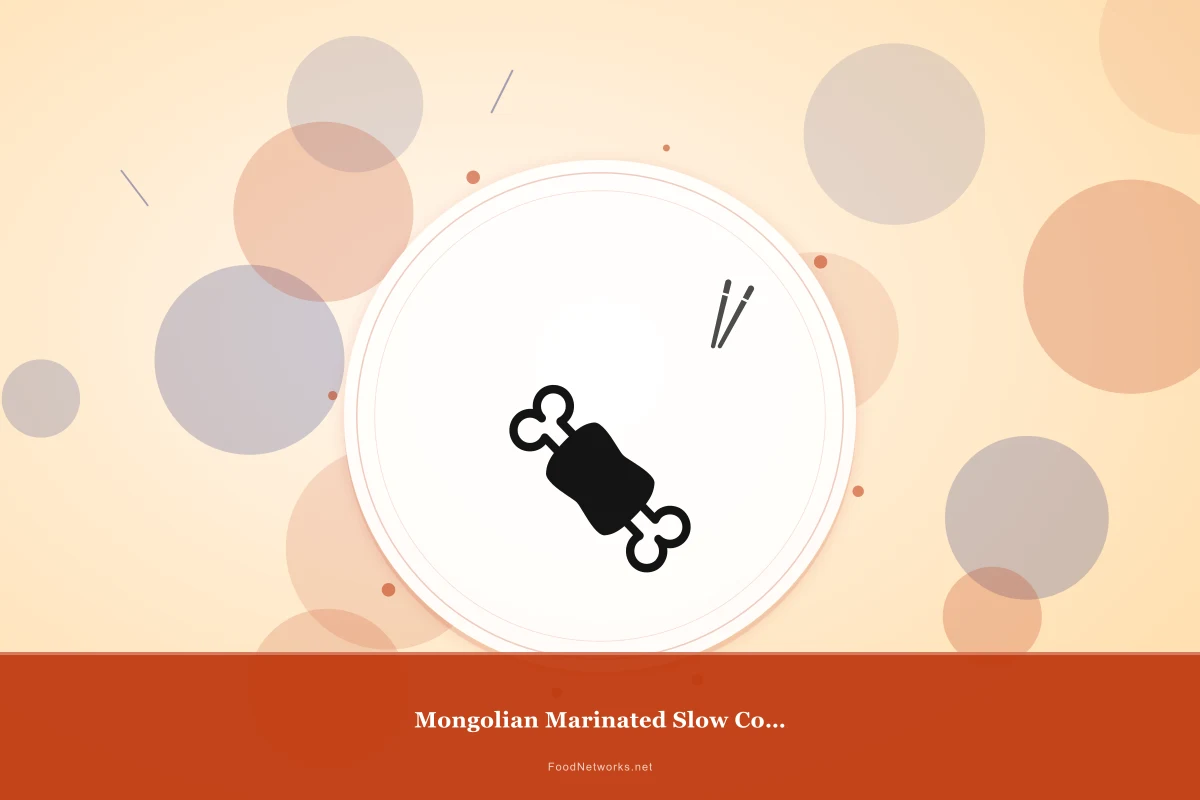 Why This Mongolian Marinated Slow Cooked Lamb Recipe Works