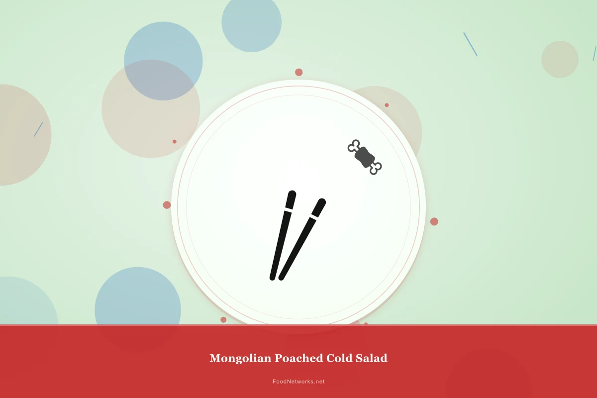 Why This Mongolian Poached Cold Salad Recipe Works