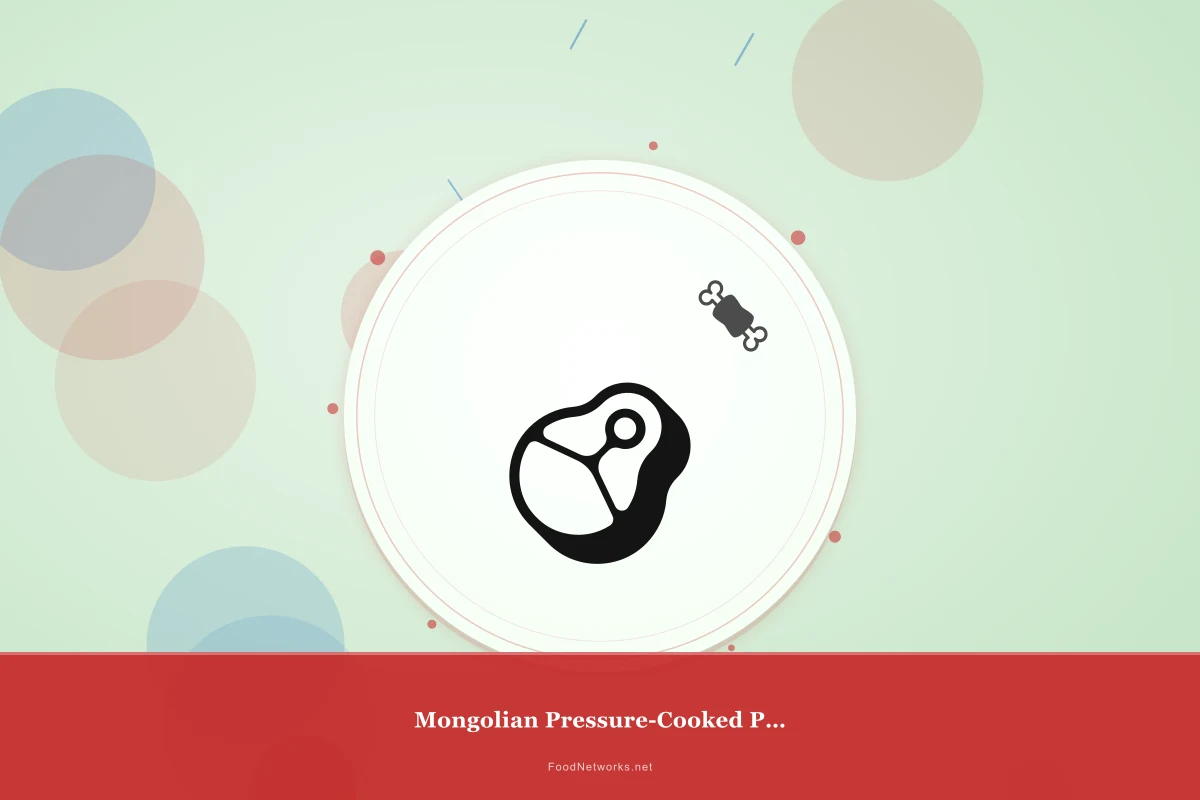 Why This Mongolian Pressure-Cooked Pork Dish Recipe Works