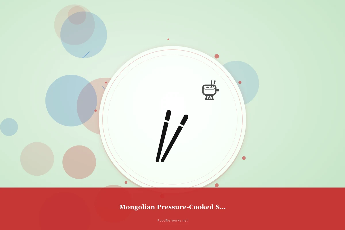 Why This Mongolian Pressure-Cooked Sweet Dessert Recipe Works