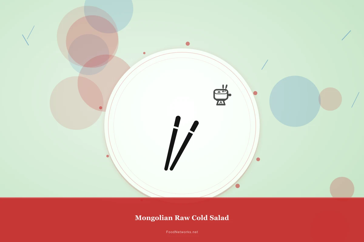 Why This Mongolian Raw Cold Salad Recipe Works