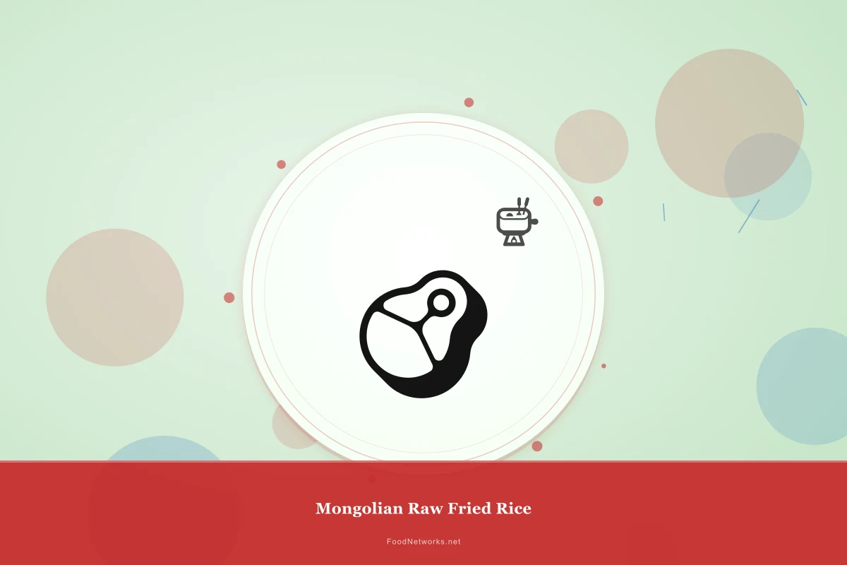 Why This Mongolian Raw Fried Rice Recipe Works