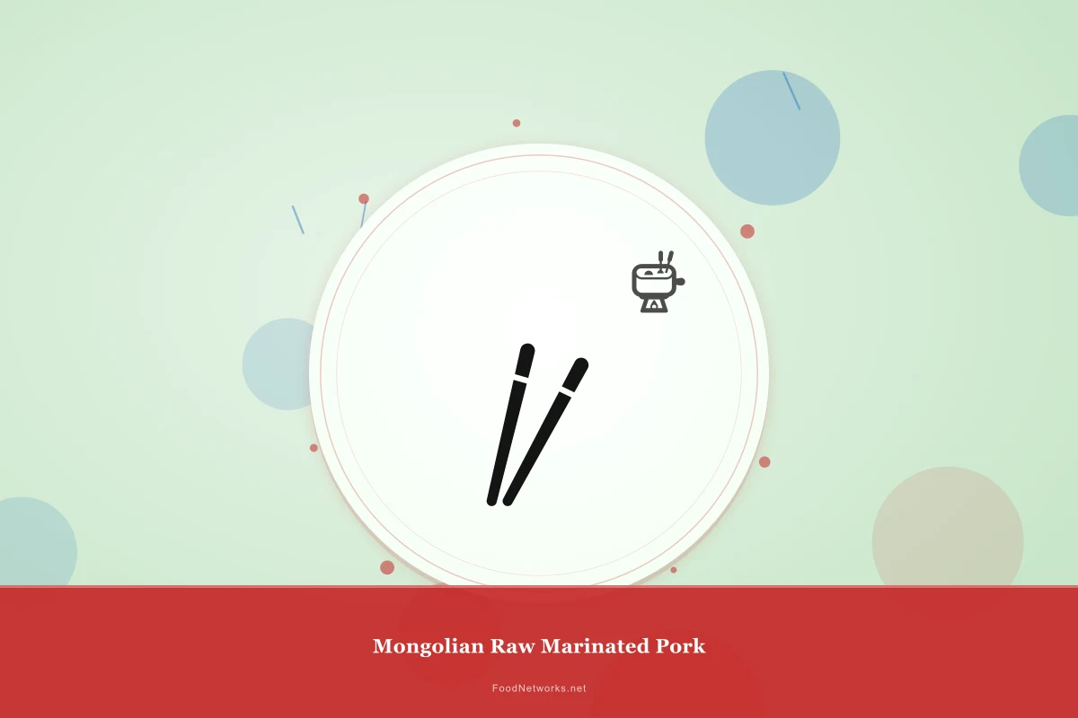 Why This Mongolian Raw Marinated Pork Recipe Works