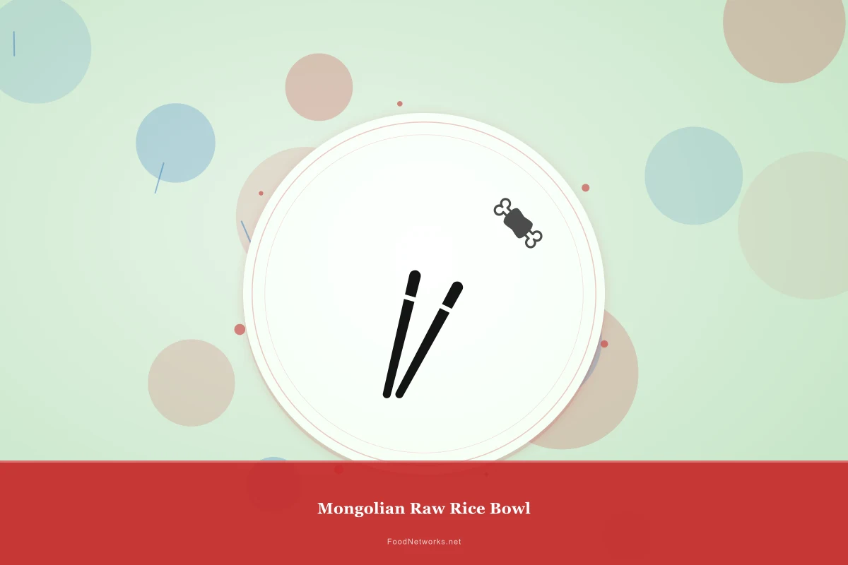 Why This Mongolian Raw Rice Bowl Recipe Works