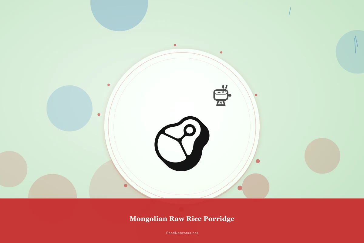 Why This Mongolian Raw Rice Porridge Recipe Works