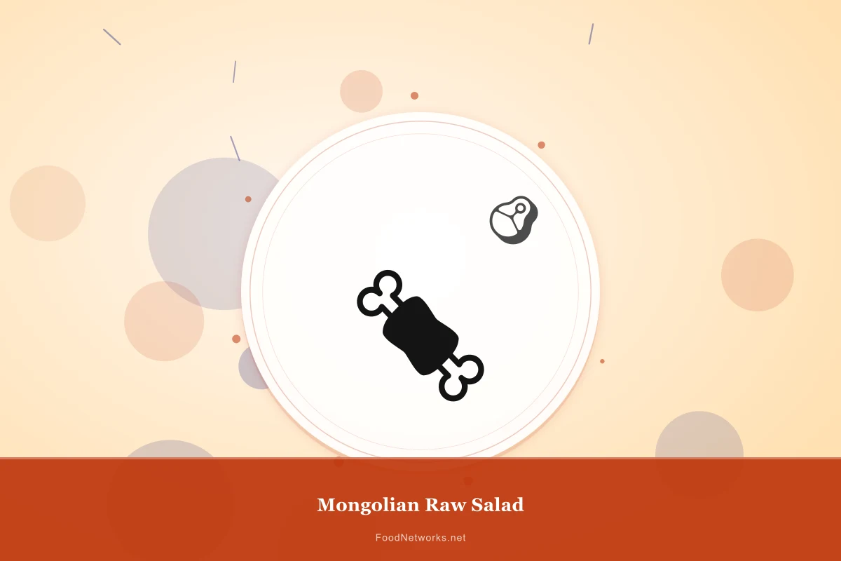 Why This Mongolian Raw Salad Recipe Works