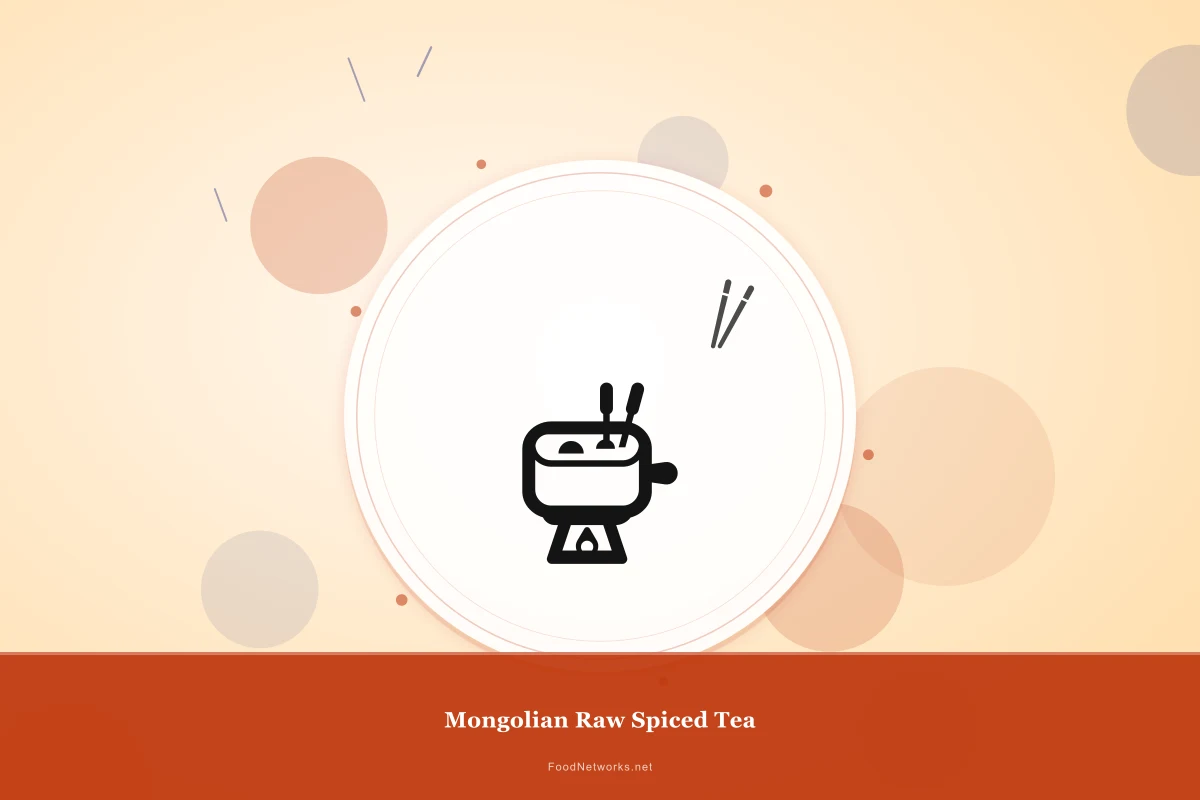 Why This Mongolian Raw Spiced Tea Recipe Works