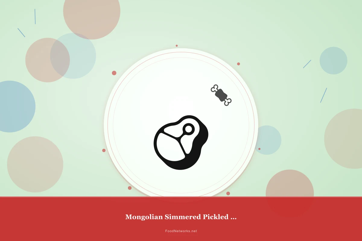 Why This Mongolian Simmered Pickled Condiment Recipe Works
