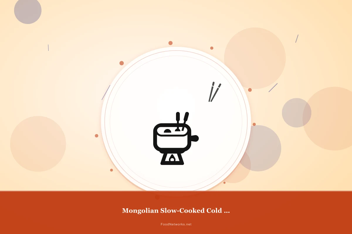 Why This Mongolian Slow-Cooked Cold Salad Recipe Works