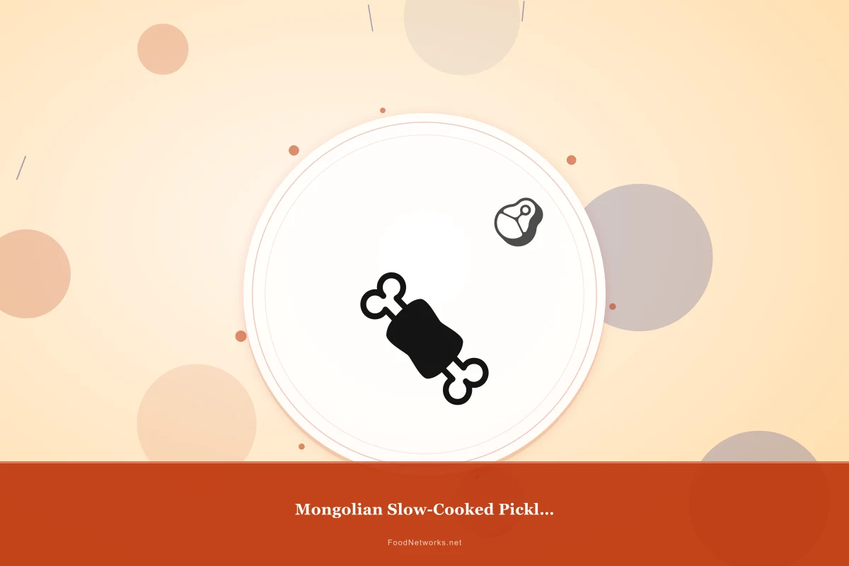 Why This Mongolian Slow-Cooked Pickled Condiment Recipe Works