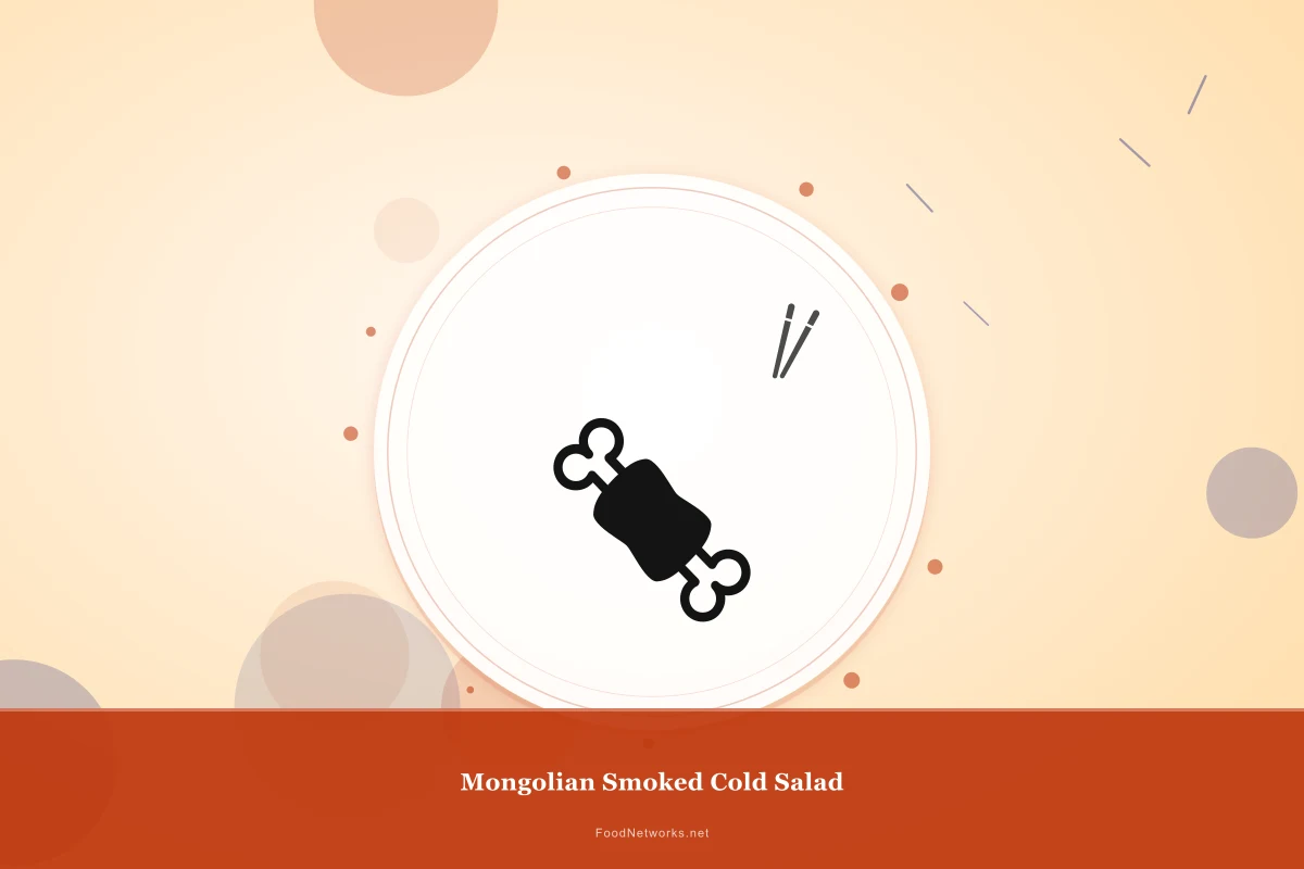 Why This Mongolian Smoked Cold Salad Recipe Works