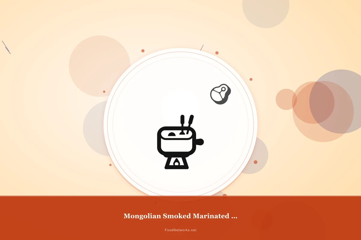 Why This Mongolian Smoked Marinated Beef Recipe Works