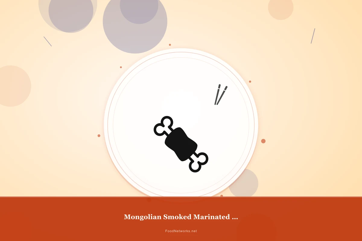 Why This Mongolian Smoked Marinated Pork Recipe Works