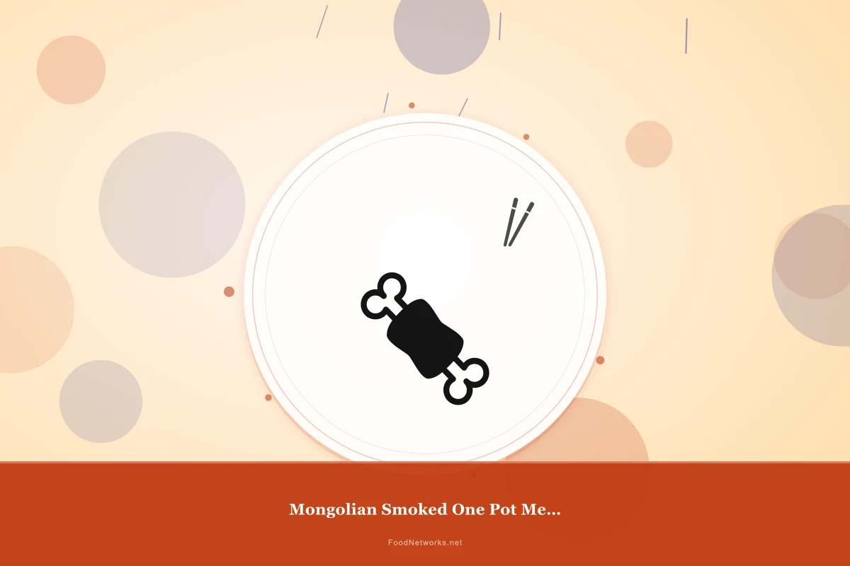 Why This Mongolian Smoked One Pot Meal Recipe Works