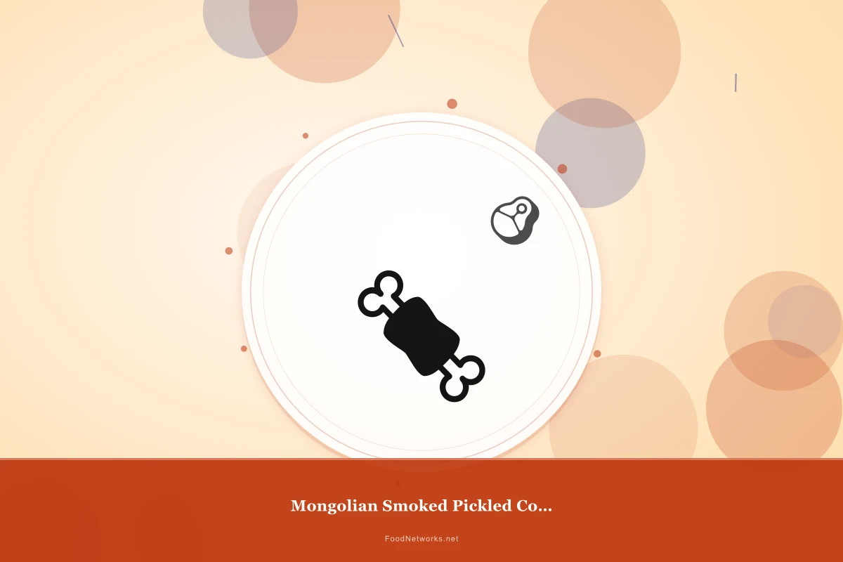 Why This Mongolian Smoked Pickled Condiment Recipe Works