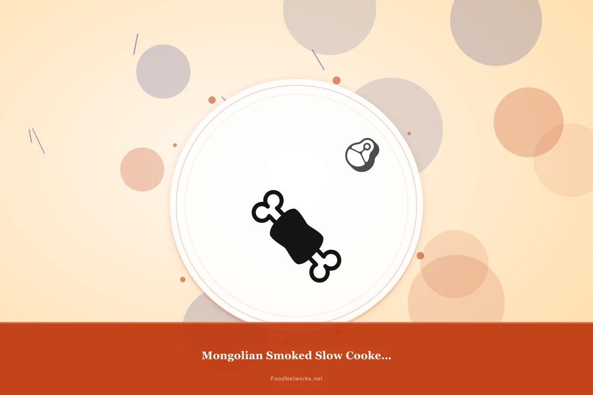 Why This Mongolian Smoked Slow Cooked Lamb Recipe Works