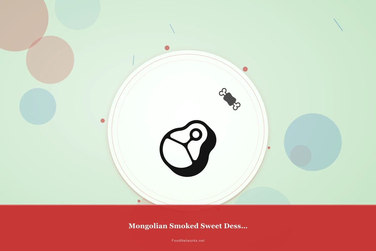 Why This Mongolian Smoked Sweet Dessert Recipe Works