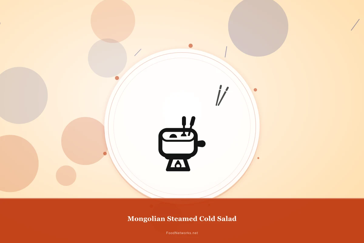 Why This Mongolian Steamed Cold Salad Recipe Works