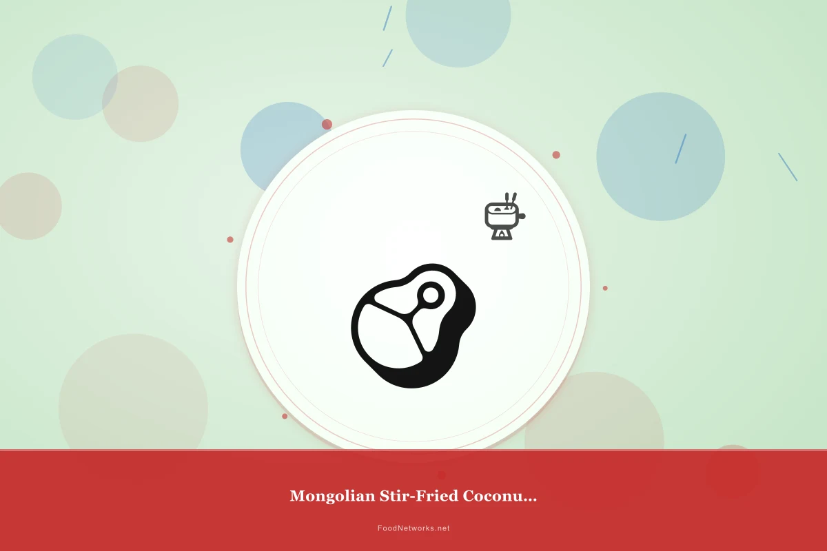 Why This Mongolian Stir-Fried Coconut Curry Recipe Works