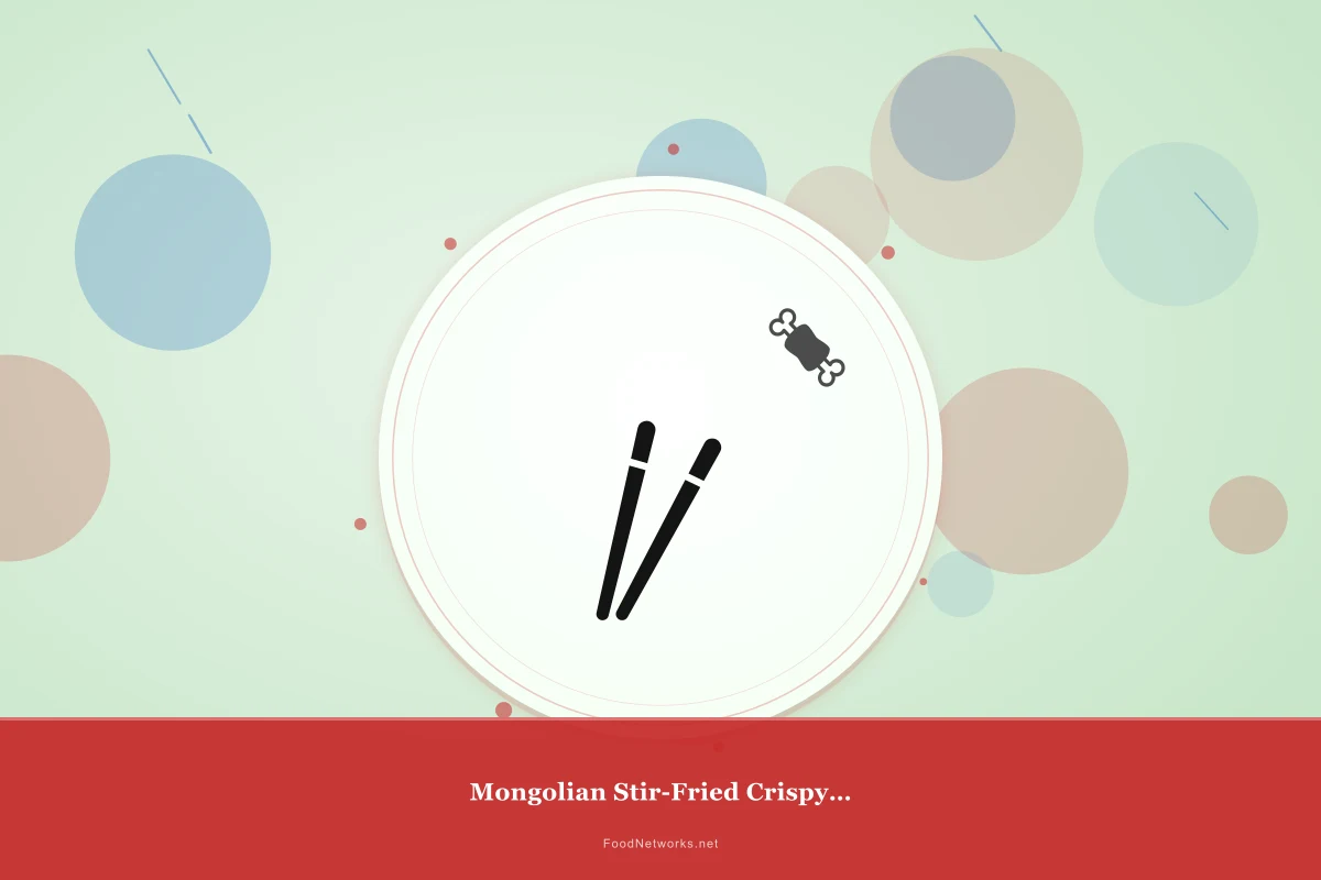 Why This Mongolian Stir-Fried Crispy Snack Recipe Works
