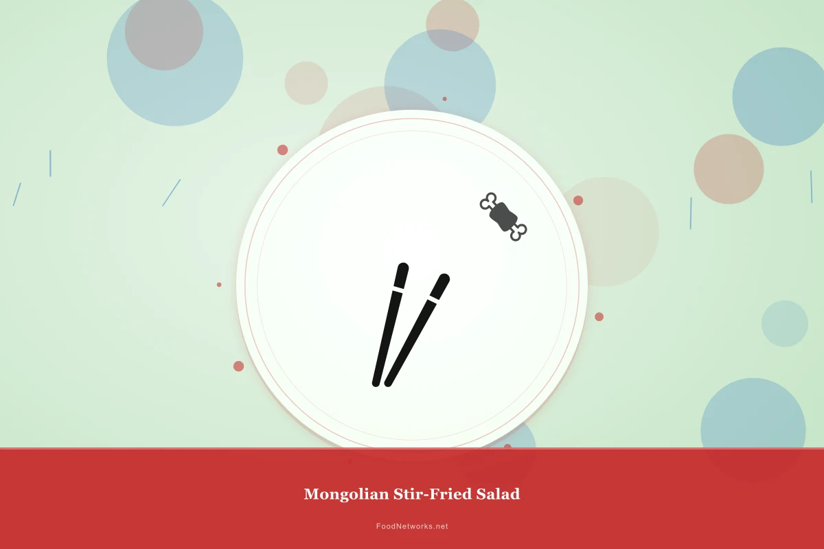 Why This Mongolian Stir-Fried Salad Recipe Works