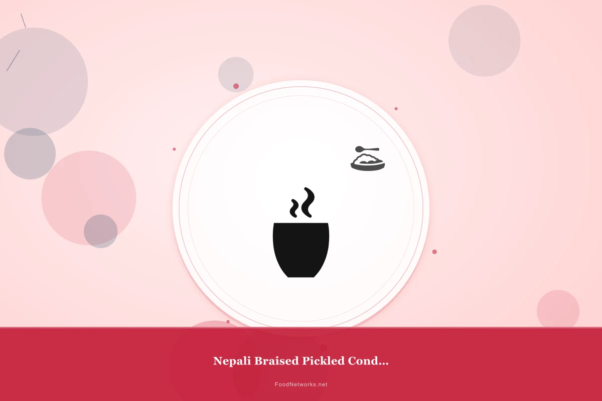 Why This Nepali Braised Pickled Condiment Recipe Works