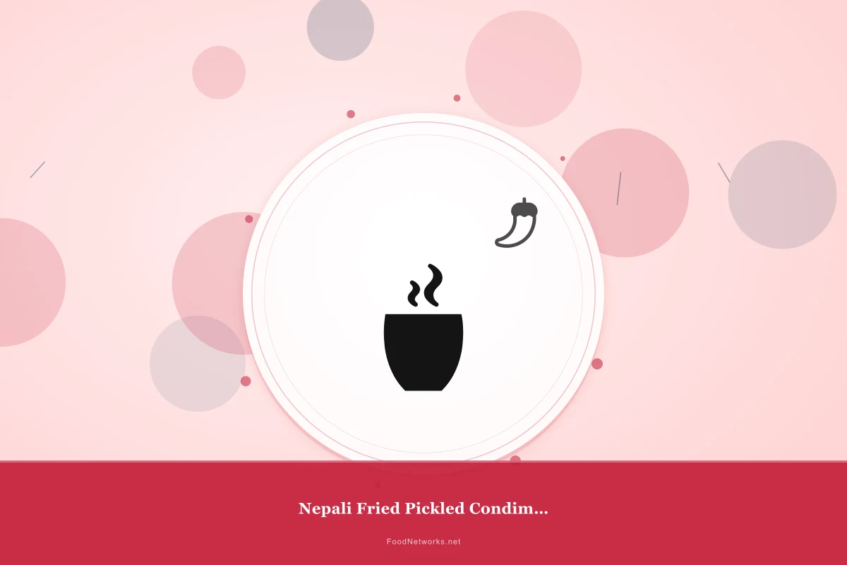 Why This Nepali Fried Pickled Condiment Recipe Works
