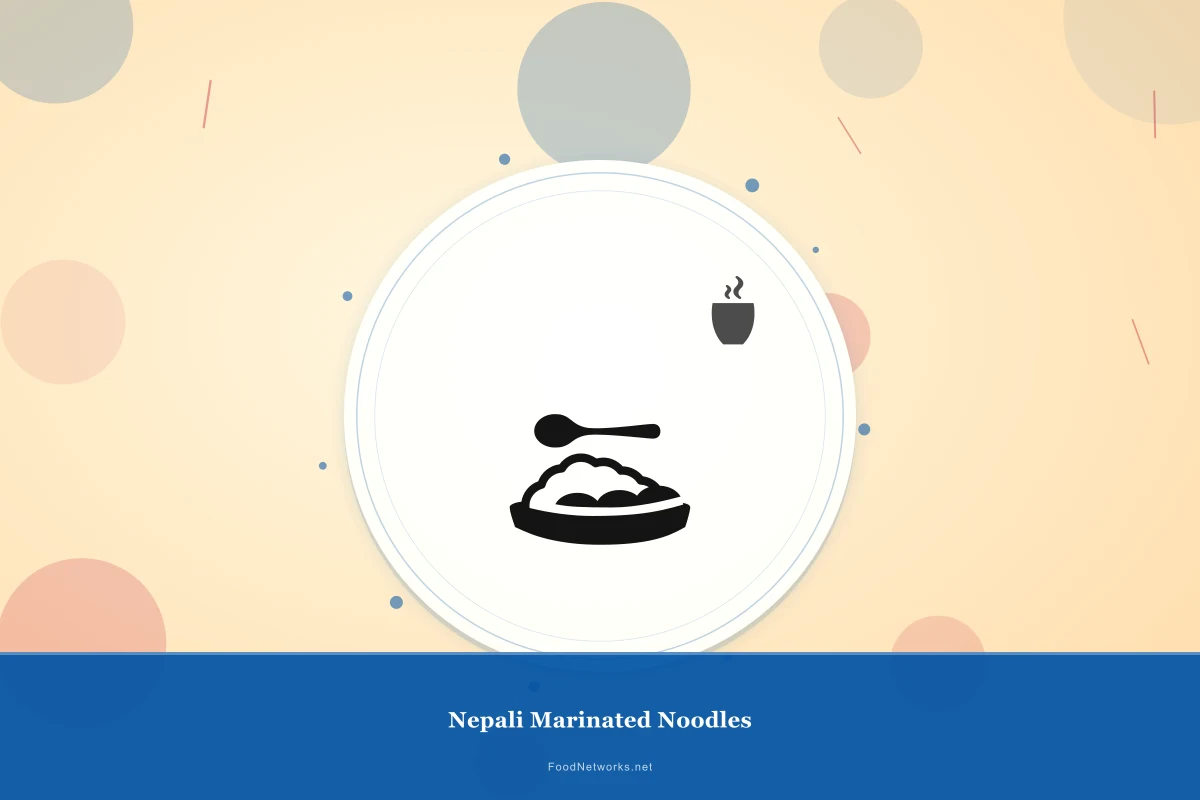 Why This Nepali Marinated Noodles Recipe Works