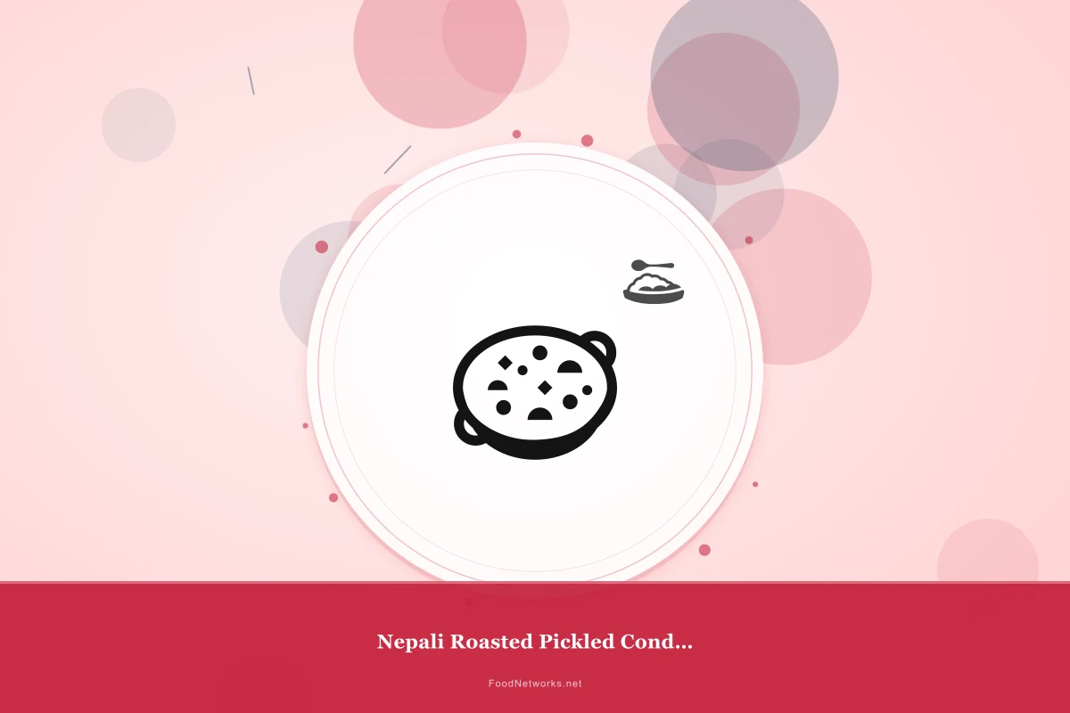 Why This Nepali Roasted Pickled Condiment Recipe Works