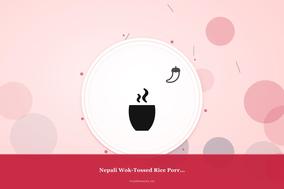 Why This Nepali Wok-Tossed Rice Porridge Recipe Works