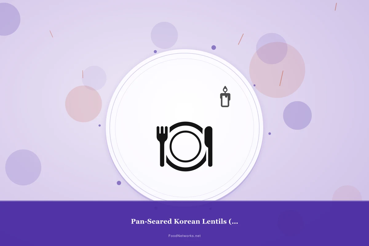 Why This Pan-Seared Korean Lentils (Gluten-Free) Recipe Works