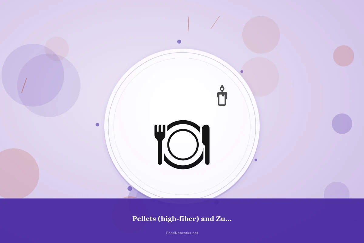 Why This Pellets (high-fiber) and Zucchini Rabbit Herb blend Recipe Works