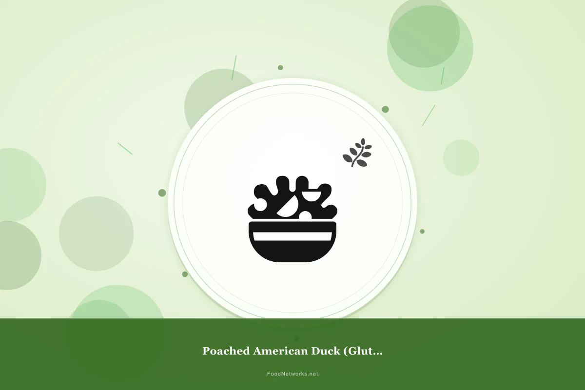 Why This Poached American Duck (Gluten-Free) Recipe Works