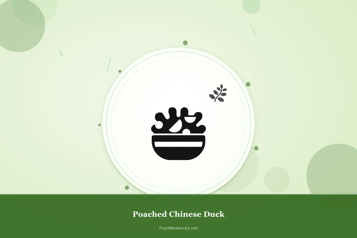 Why This Poached Chinese Duck Recipe Works