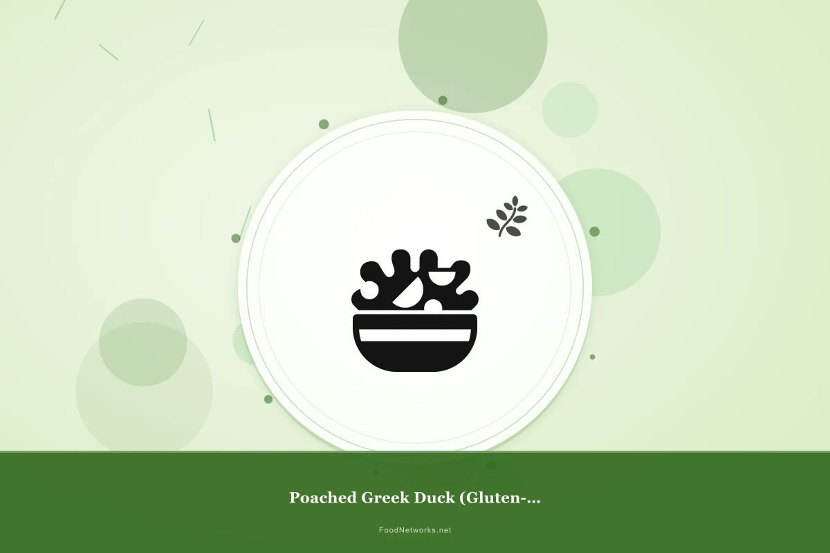 Why This Poached Greek Duck (Gluten-Free) Recipe Works
