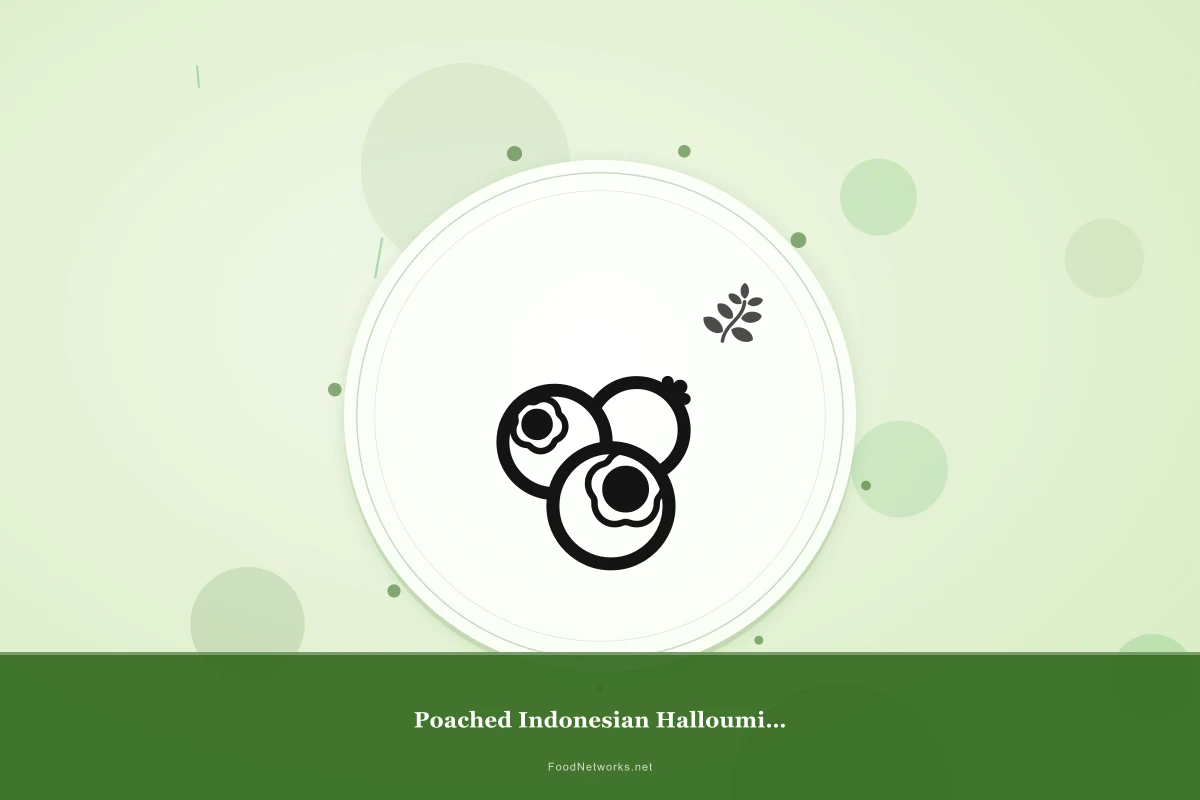 Why This Poached Indonesian Halloumi (Gluten-Free) Recipe Works