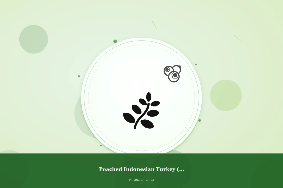 Why This Poached Indonesian Turkey (Gluten-Free) Recipe Works