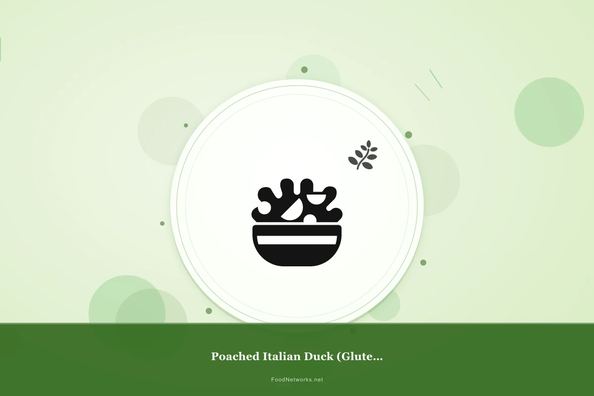 Why This Poached Italian Duck (Gluten-Free) Recipe Works