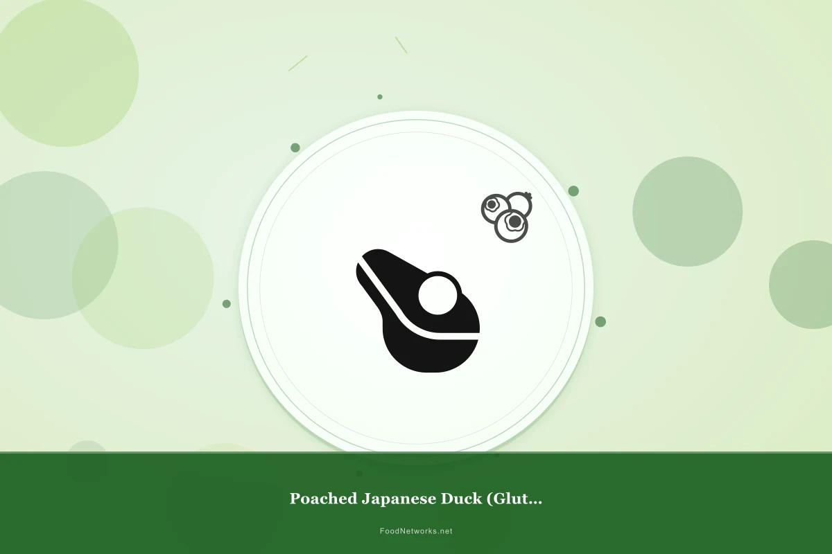 Why This Poached Japanese Duck (Gluten-Free) Recipe Works
