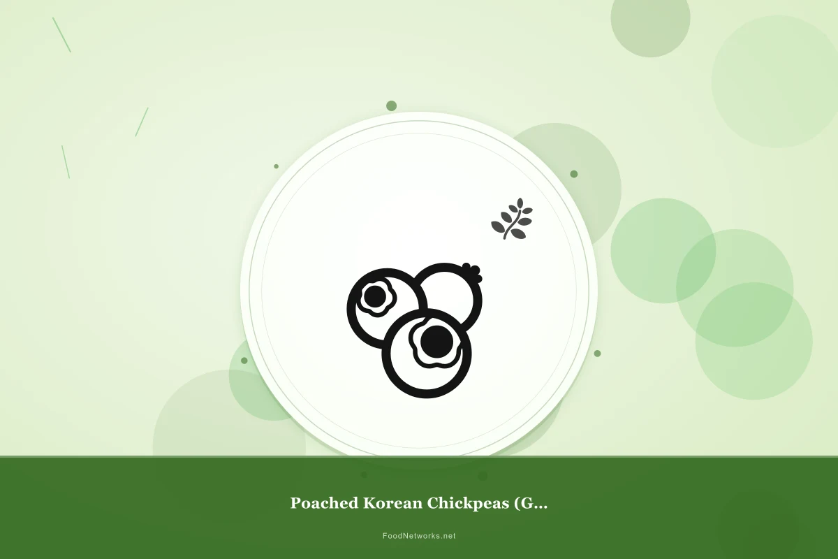Why This Poached Korean Chickpeas (Gluten-Free) Recipe Works