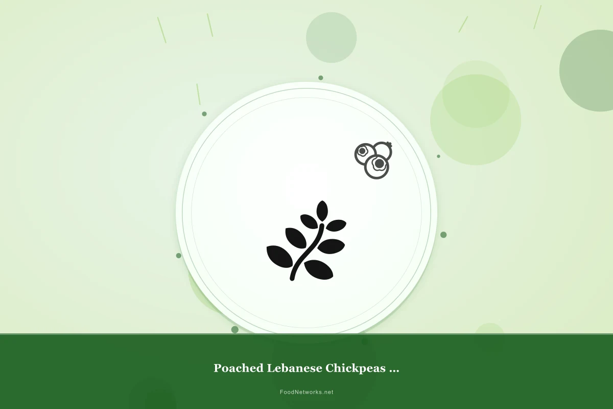 Why This Poached Lebanese Chickpeas (Gluten-Free) Recipe Works