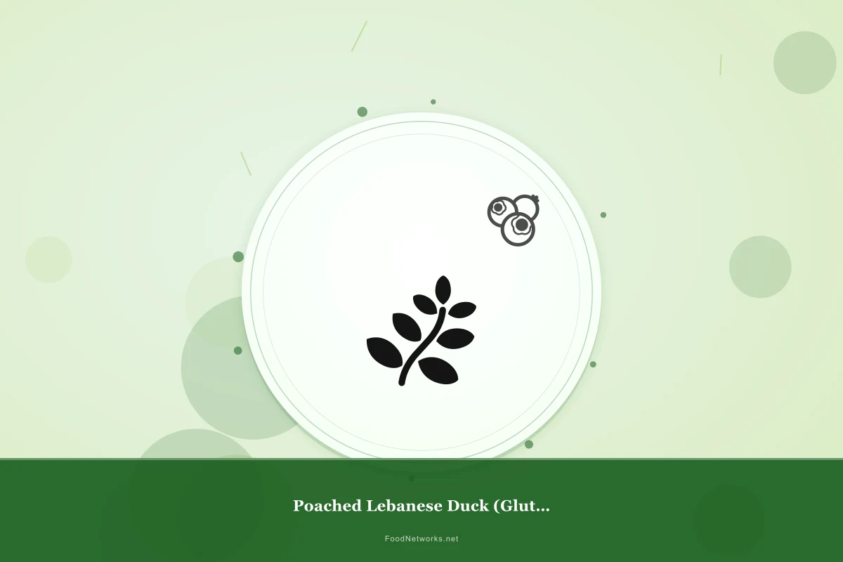 Why This Poached Lebanese Duck (Gluten-Free) Recipe Works