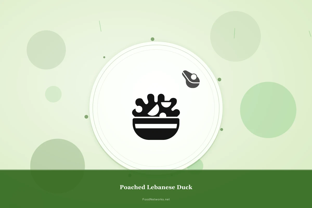 Why This Poached Lebanese Duck Recipe Works