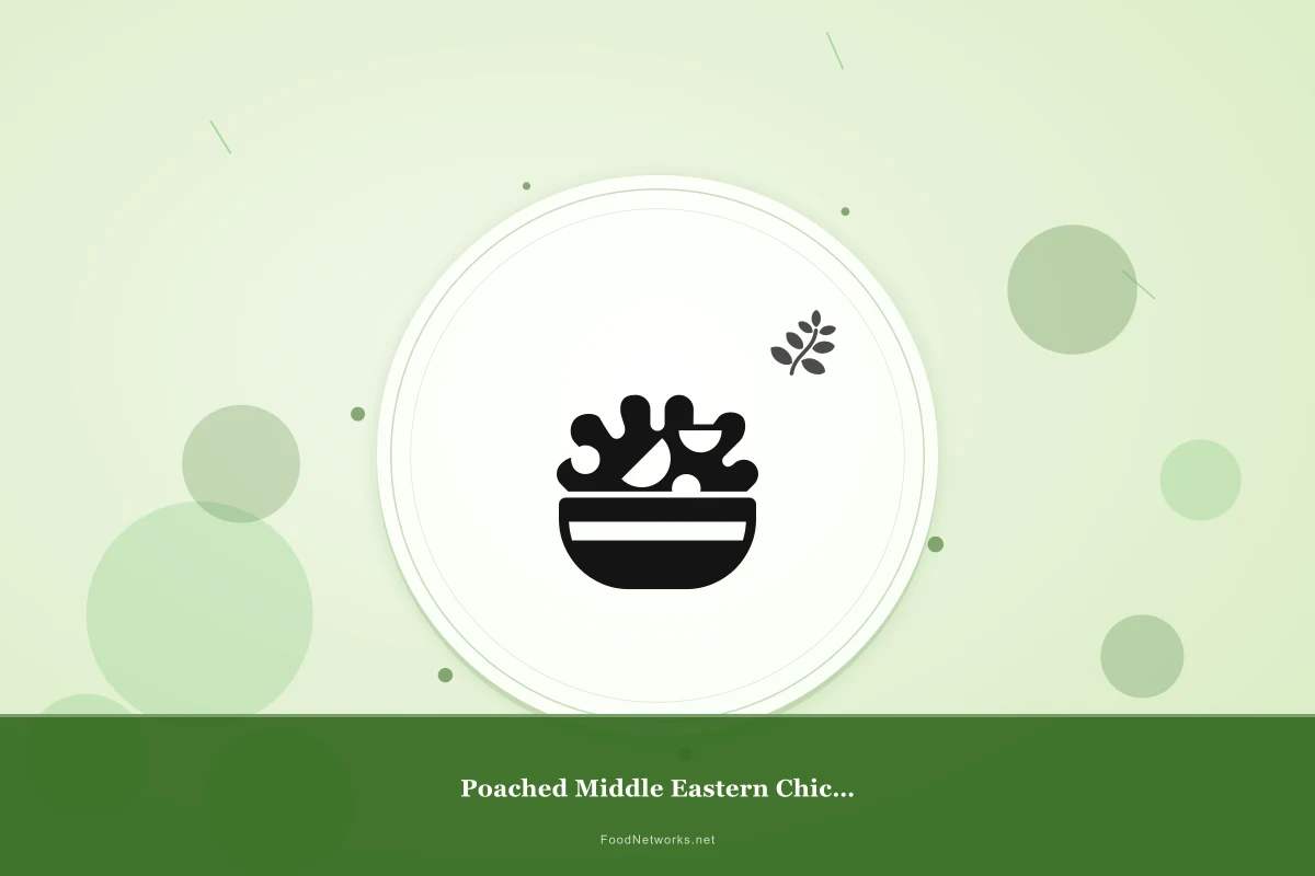 Why This Poached Middle Eastern Chicken (Gluten-Free) Recipe Works