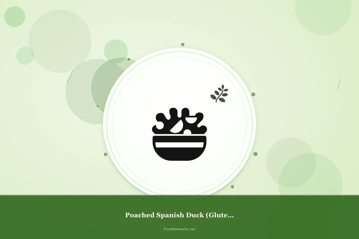 Why This Poached Spanish Duck (Gluten-Free) Recipe Works