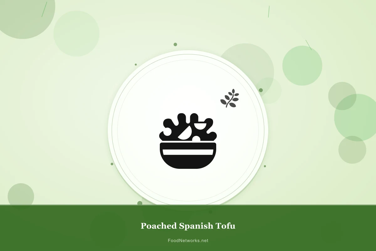 Why This Poached Spanish Tofu Recipe Works